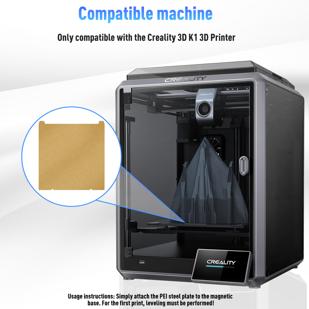 Płyta PEI do drukarki Creality – Creality Printer K1 recenzja i cena